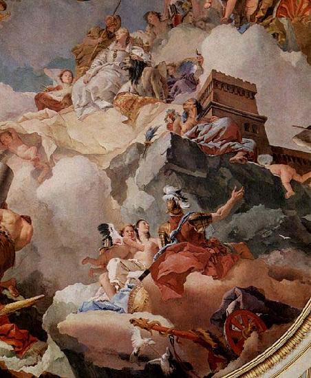 Giovanni Battista Tiepolo Apotheosis of Spain in Royal Palace of Madrid. China oil painting art
